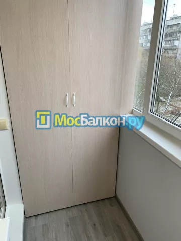 Шкаф на балкон купить в Щёлково на заказ недорого от МосБалкон