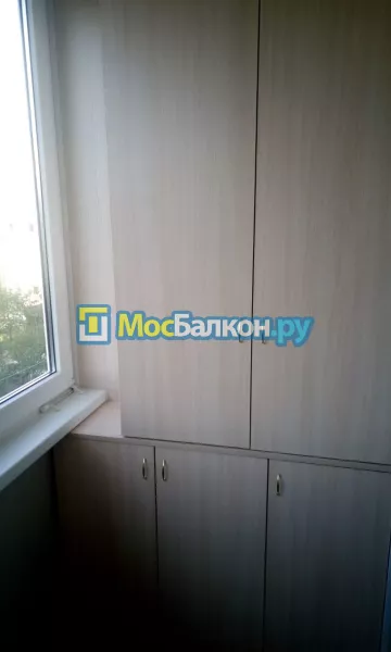 Шкаф на балкон купить в Щёлково на заказ недорого от МосБалкон
