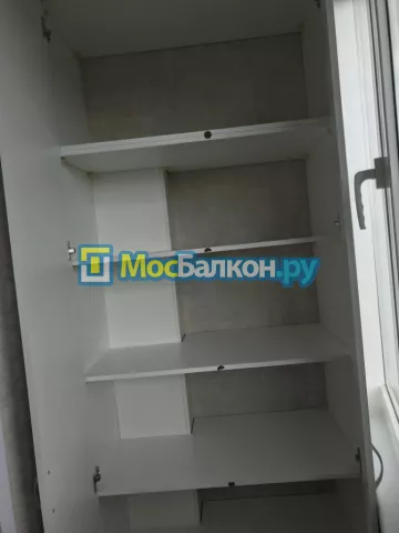 Шкаф на балкон купить в Щёлково на заказ недорого от МосБалкон
