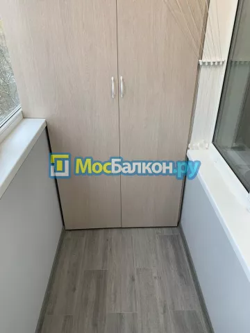 Шкаф на балкон купить в Щёлково на заказ недорого от МосБалкон