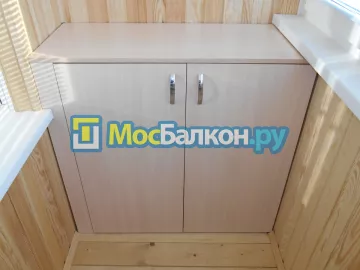 Отделка балконов деревянной вагонкой в Москве