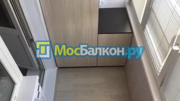 Шкаф на балкон купить в Щёлково на заказ недорого от МосБалкон