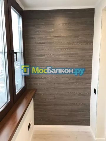 Отделка балкона и лоджии пластиковыми ПВХ панелями в Щёлково от компании МосБалкон