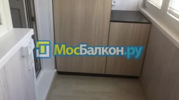 Шкаф на балкон купить в Щёлково на заказ недорого от МосБалкон