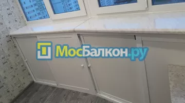 Шкаф на балкон купить в Щёлково на заказ недорого от МосБалкон
