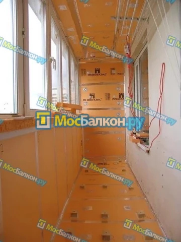 Утепление балкона пеноплэксом в Щёлково на заказ недорого от МосБалкон
