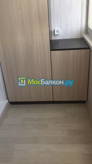 Шкаф на балкон купить в Щёлково на заказ недорого от МосБалкон