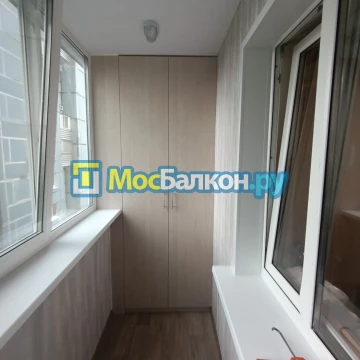 Шкаф на балкон купить в Щёлково на заказ недорого от МосБалкон