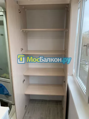 Шкаф на балкон купить в Щёлково на заказ недорого от МосБалкон