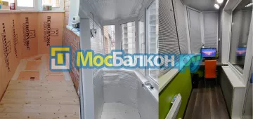 Заказать балкон в Щёлково цена от 1320 руб | Остекление балконов и лоджий МосБалкон