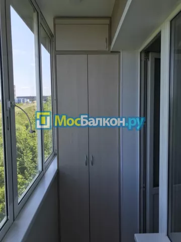 Шкаф на балкон купить в Щёлково на заказ недорого от МосБалкон