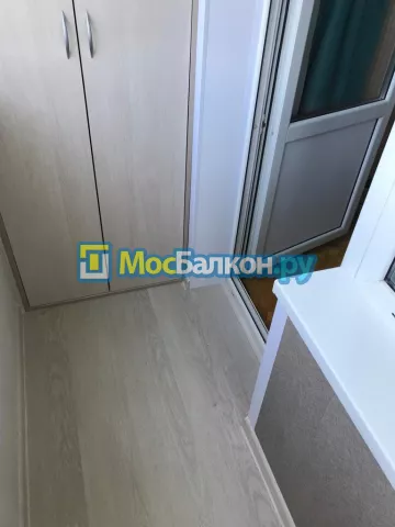 Шкаф на балкон купить в Щёлково на заказ недорого от МосБалкон