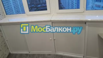 Шкаф на балкон купить в Щёлково на заказ недорого от МосБалкон