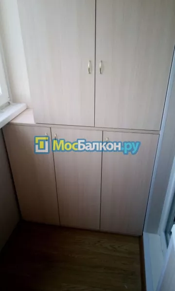 Шкаф на балкон купить в Щёлково на заказ недорого от МосБалкон