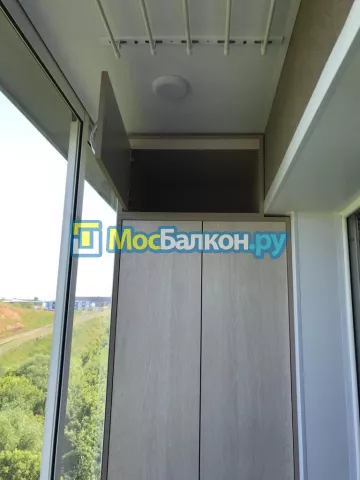 Шкаф на балкон купить в Щёлково на заказ недорого от МосБалкон