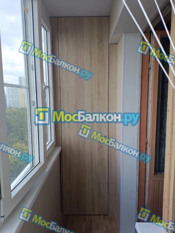 Шкаф на балкон купить в Щёлково на заказ недорого от МосБалкон
