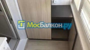 Шкаф на балкон купить в Щёлково на заказ недорого от МосБалкон