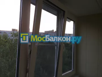 Отделка балкона и лоджии пластиковыми ПВХ панелями в Щёлково от компании МосБалкон