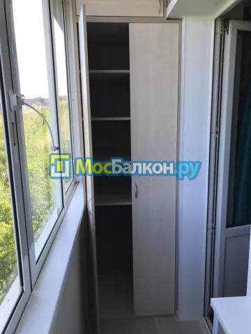 Шкаф на балкон купить в Щёлково на заказ недорого от МосБалкон