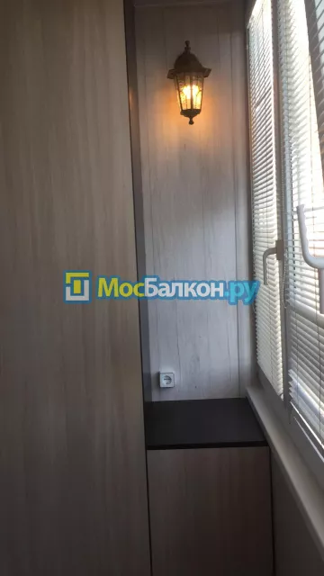 Шкаф на балкон купить в Щёлково на заказ недорого от МосБалкон