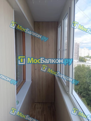 Шкаф на балкон купить в Щёлково на заказ недорого от МосБалкон