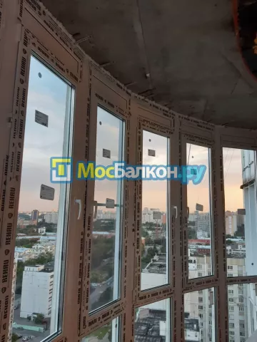 Панорамное остекление заказать под ключ по выгодной цене в Щёлково от компании МосБалкон