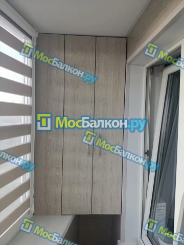 Шкаф на балкон купить в Щёлково на заказ недорого от МосБалкон