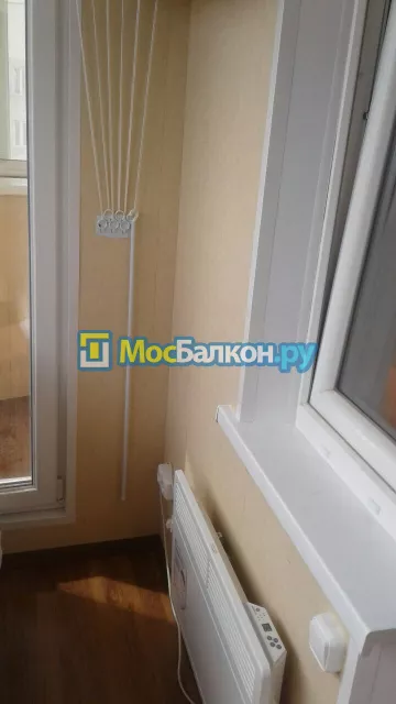 Отделка балкона и лоджии пластиковыми ПВХ панелями в Щёлково от компании МосБалкон