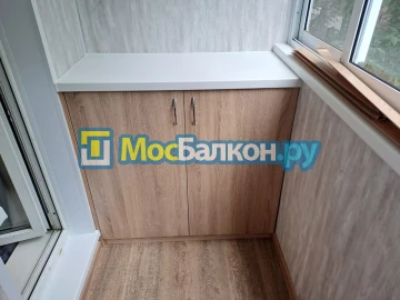 Шкаф на балкон купить в Щёлково на заказ недорого от МосБалкон