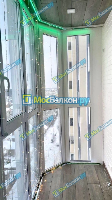 Панорамное остекление заказать под ключ по выгодной цене в Щёлково от компании МосБалкон