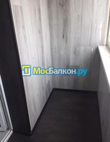 Отделка балкона и лоджии пластиковыми ПВХ панелями в Щёлково от компании МосБалкон