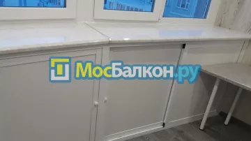 Шкаф на балкон купить в Щёлково на заказ недорого от МосБалкон