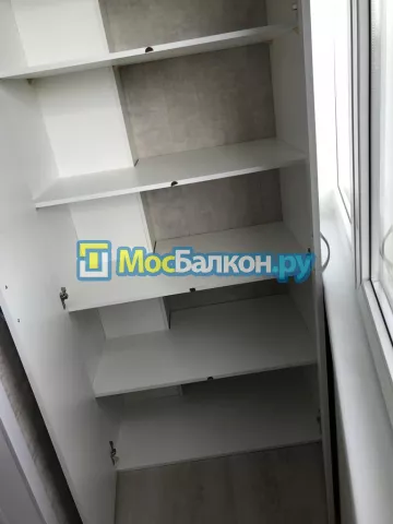 Шкаф на балкон купить в Щёлково на заказ недорого от МосБалкон