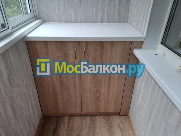 Шкаф на балкон купить в Щёлково на заказ недорого от МосБалкон