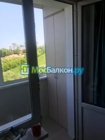 Шкаф на балкон купить в Щёлково на заказ недорого от МосБалкон