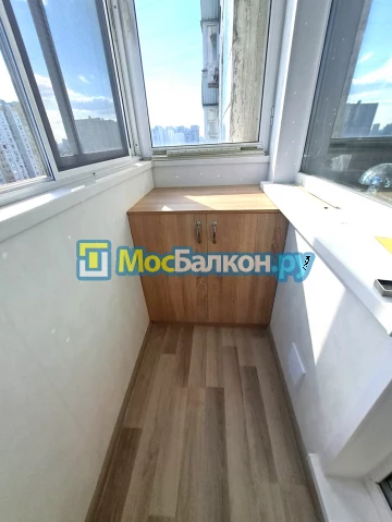 Шкаф на балкон купить в Щёлково на заказ недорого от МосБалкон