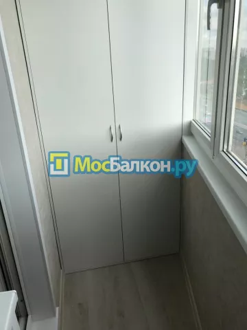 Шкаф на балкон купить в Щёлково на заказ недорого от МосБалкон