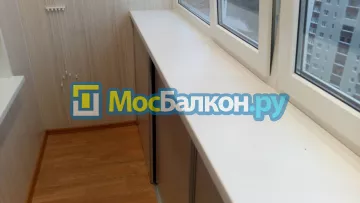 Шкаф на балкон купить в Щёлково на заказ недорого от МосБалкон