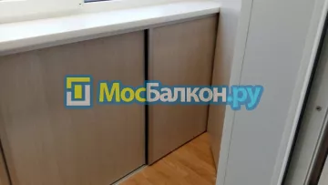 Шкаф на балкон купить в Щёлково на заказ недорого от МосБалкон
