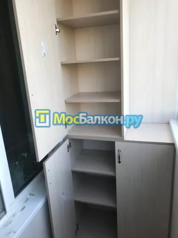 Шкаф на балкон купить в Щёлково на заказ недорого от МосБалкон