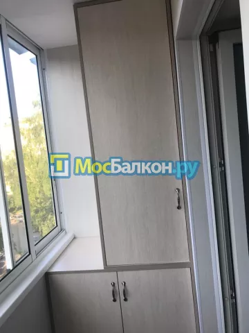 Шкаф на балкон купить в Щёлково на заказ недорого от МосБалкон