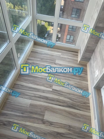Панорамное остекление заказать под ключ по выгодной цене в Щёлково от компании МосБалкон
