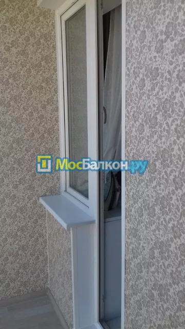 Отделка балкона и лоджии пластиковыми ПВХ панелями в Щёлково от компании МосБалкон