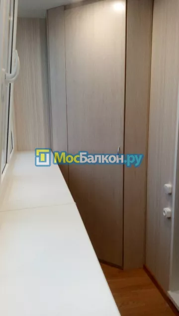 Шкаф на балкон купить в Щёлково на заказ недорого от МосБалкон