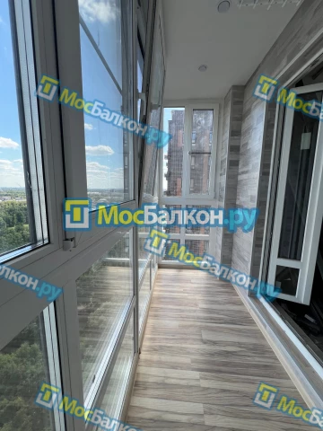 Панорамное остекление заказать под ключ по выгодной цене в Щёлково от компании МосБалкон