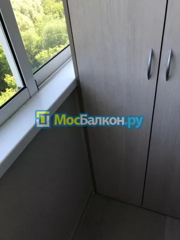 Шкаф на балкон купить в Щёлково на заказ недорого от МосБалкон