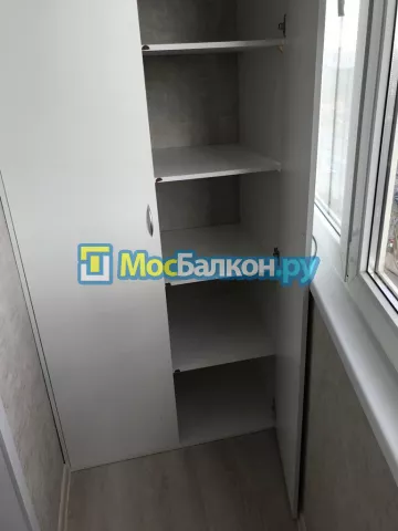 Шкаф на балкон купить в Щёлково на заказ недорого от МосБалкон