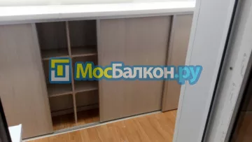 Шкаф на балкон купить в Щёлково на заказ недорого от МосБалкон