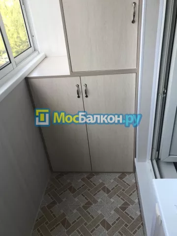 Шкаф на балкон купить в Щёлково на заказ недорого от МосБалкон