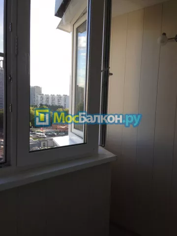 Отделка балкона и лоджии пластиковыми ПВХ панелями в Щёлково от компании МосБалкон